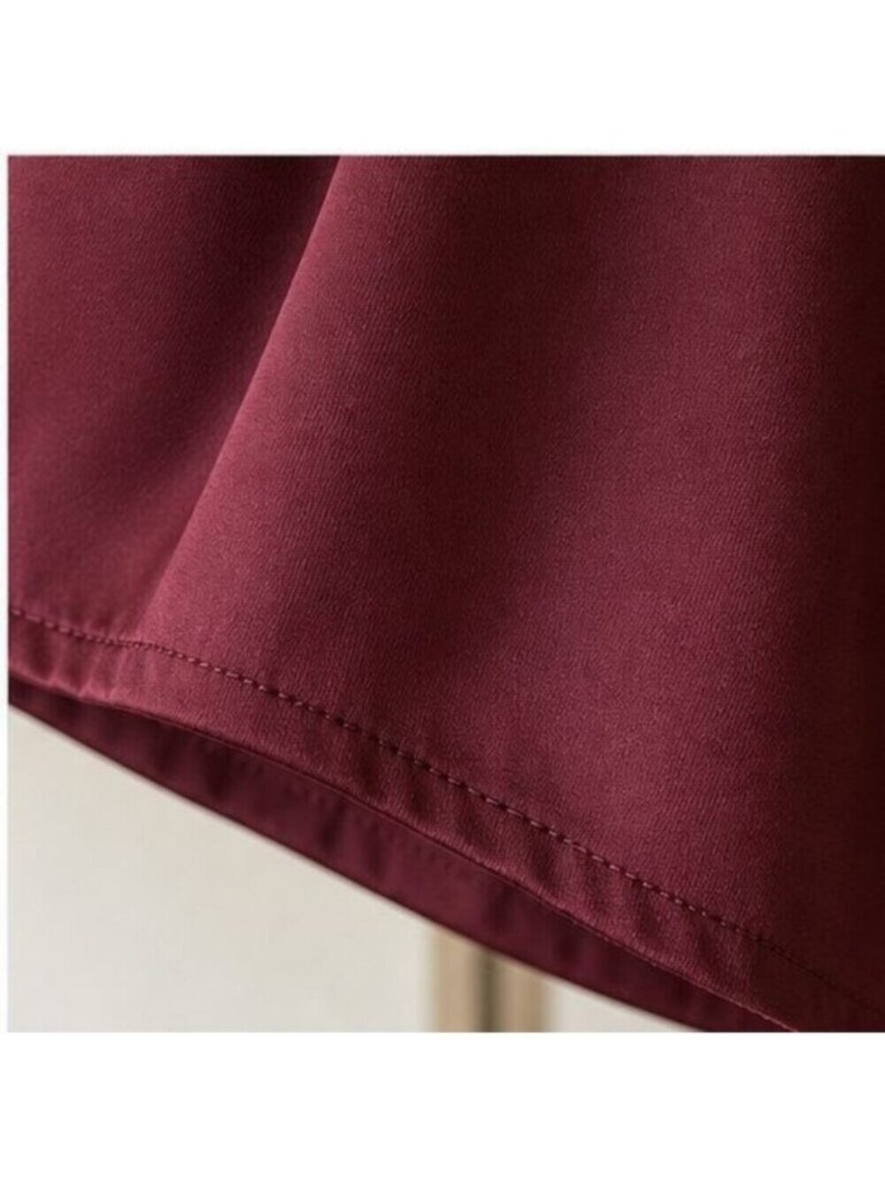 Burgundy Ruffle Blouse - Picture 6 of 6